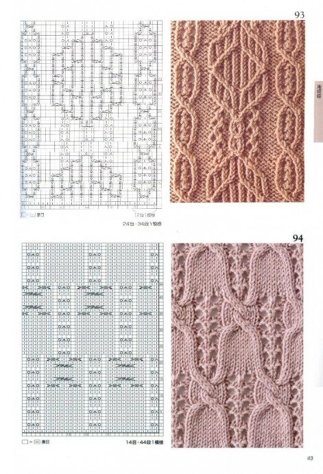 Красивейшие узоры спицами