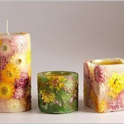 ​Красивый декор свечек