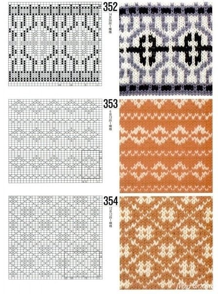 Узоры для жаккарда