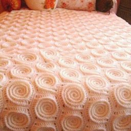 Шикарный цветочный плед