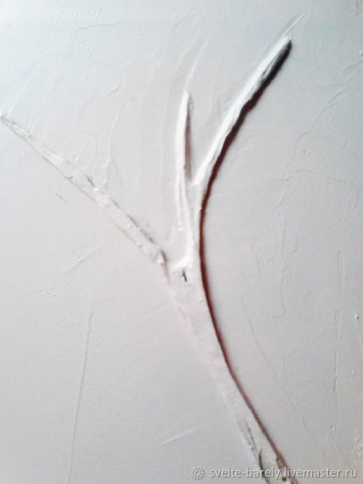 Веточка розы из шпатлевки Веточка розы из шпатлевки