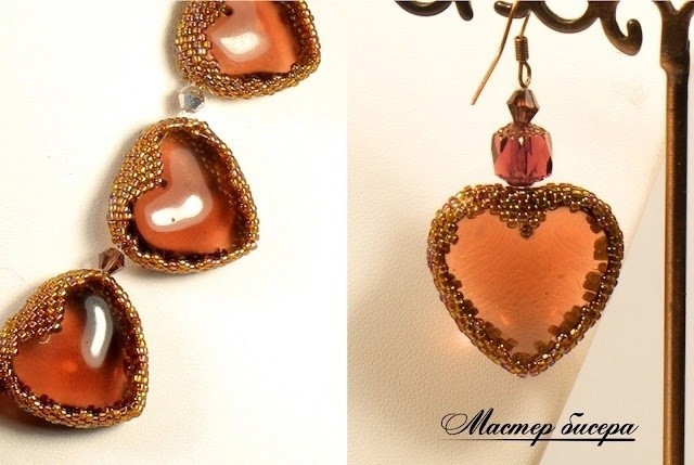 Колье из бисера и бусин Колье из бисера и бусин