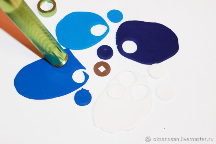 Браслет в экструдерной технике из полимерной глины