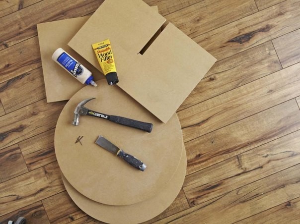 Круглый журнальный столик своими руками