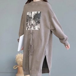 Просторные трикотажные платья