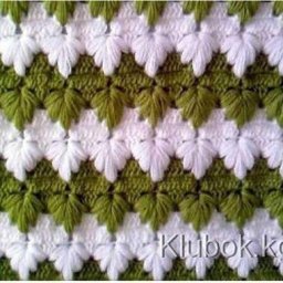 Узор крючком "Гусиные лапки"
