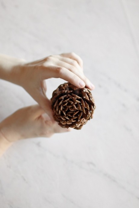 Ёлочка из шишки