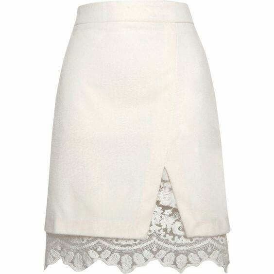 Юбки с кружевом: идеи для красивой жизни