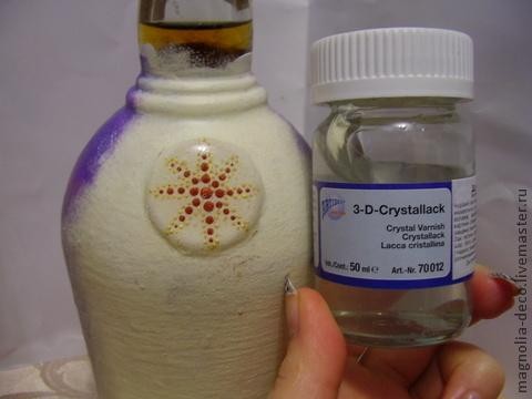 Декорирование бутылки "В поисках забытых сокровищ"