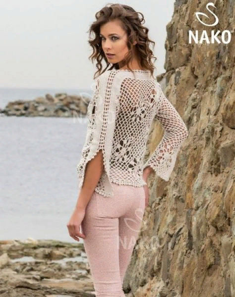 Ажурная кофточка