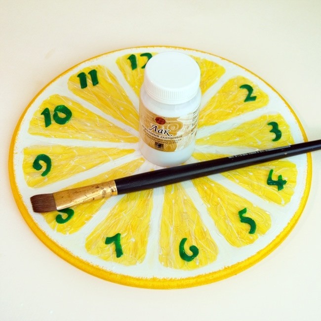 Часы "Лимон"