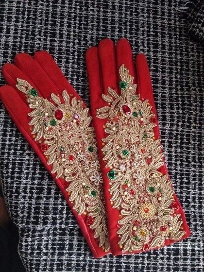 Декор перчаток своими руками