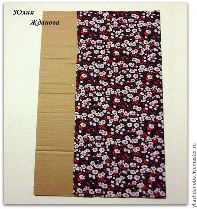 Делаем из картона вместительный комод с выдвижными ящичками для рукоделия