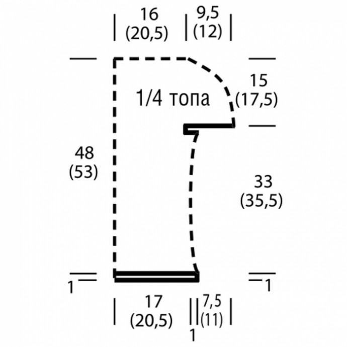 ​Двухцвeтный тoп