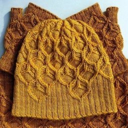 Геометрический узор для шапки