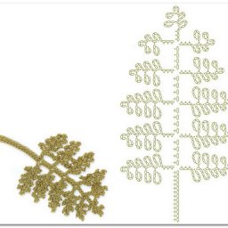 Ирландские мотивы: листики и веточки