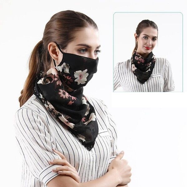 Как сшить красивую маску - шейный платок для походов в магазин