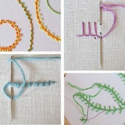 Вышивка: варианты стежков