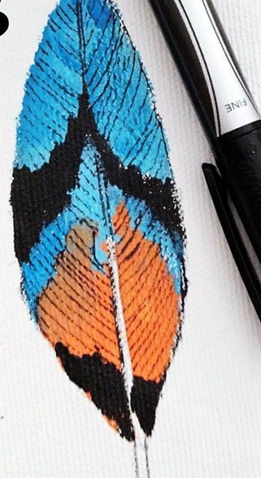 Красивый кулон своими руками: пёрышко Красивый кулон своими руками: пёрышко