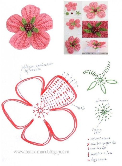 Цветочки разными способами: мини-мастер-классы