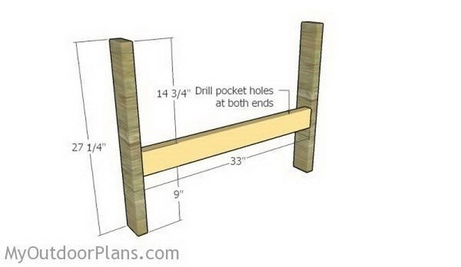 Садовая скамья-диван