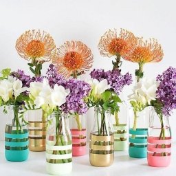 Как сделать сделать стильные вазочки: мастер-класс