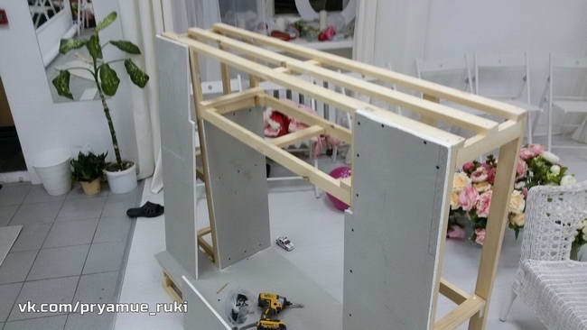 Белый фальш-камин