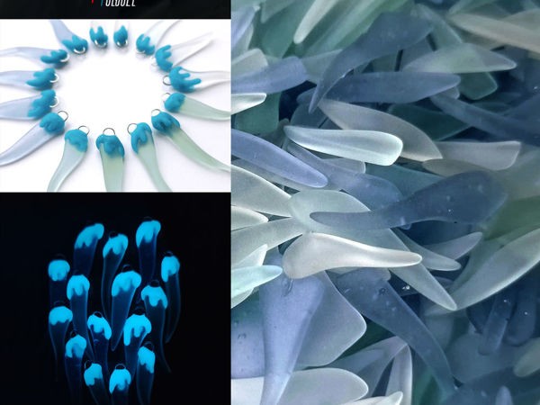 Фиксируем соединительные колечки на поверхности стеклянных элементов Фиксируем соединительные колечки на поверхности стеклянных элементов