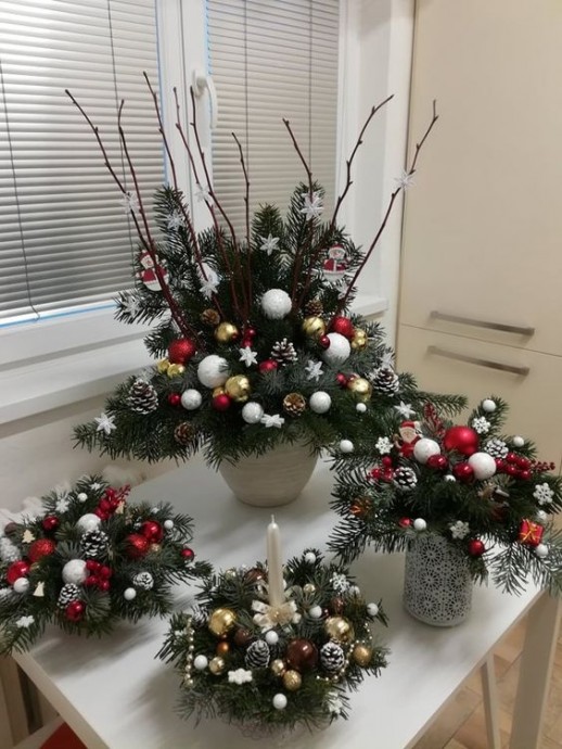 Новогодние букетики Новогодние букетики