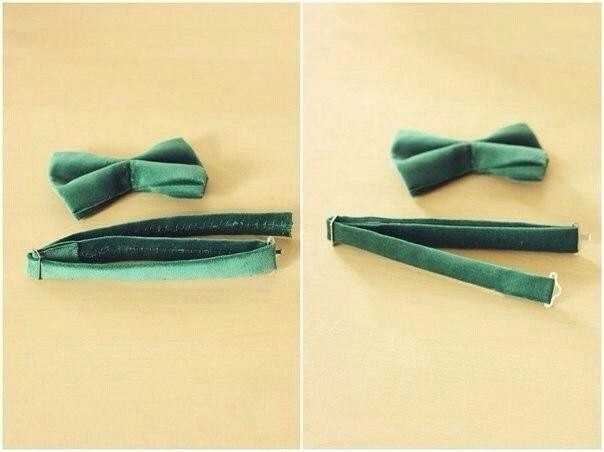 Галстук-бабочка своими руками