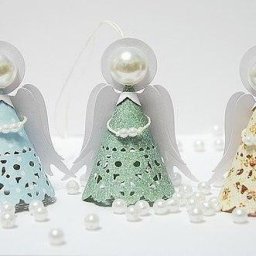 Ангелочек из бумаги