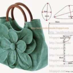 Много выкроек летних сумок