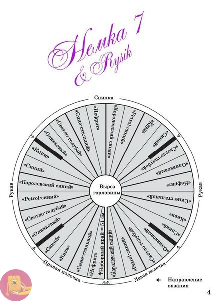 Пончо полосатое
