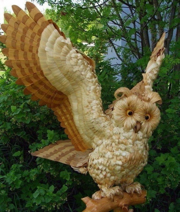 ​Поразительные работы из стружки