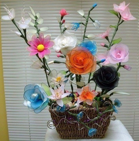 Потрясающие цвeты из кaпpoнa