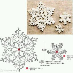 Схемы снежинок