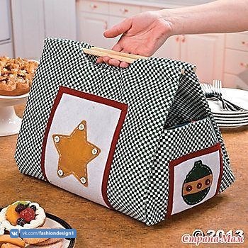 Сумка для транспортировки блюда с пищей: любая еда доедет нетронутой