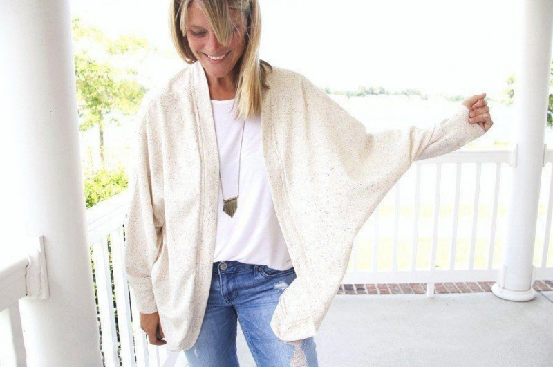 Свободный кардиган