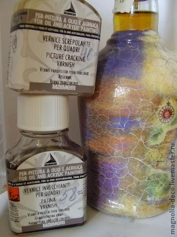 Декорирование бутылки "В поисках забытых сокровищ"