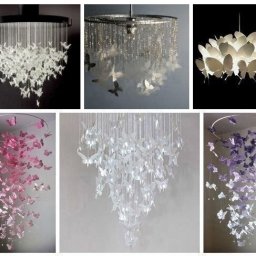 Абажур с бабочками