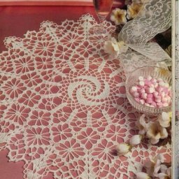 ​Ажурные салфетки крючком