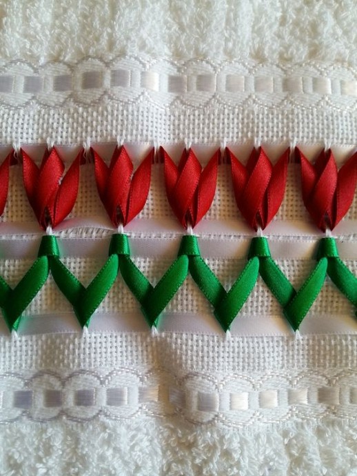 Изумительной красоты вышивка лентами: идеи