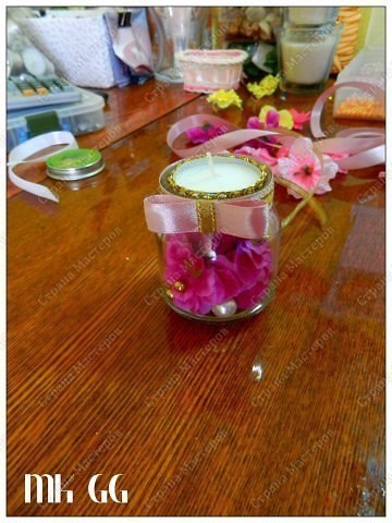 Красивые подсвечники из стеклянных баночек