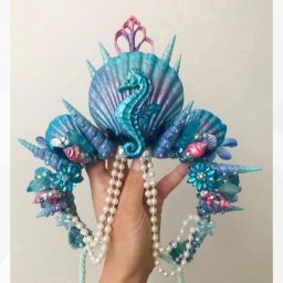 Ободки для волос с ракушками