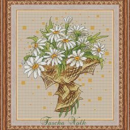 ​Ромашки крестиком