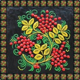 Впечатляющие картины в стиле хохломы