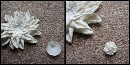 Цветок из ткани