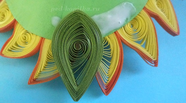 Квиллинг подсолнухи: мастер-класс