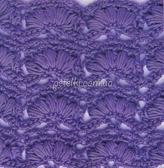 Узор крючком: ажурные цветочки