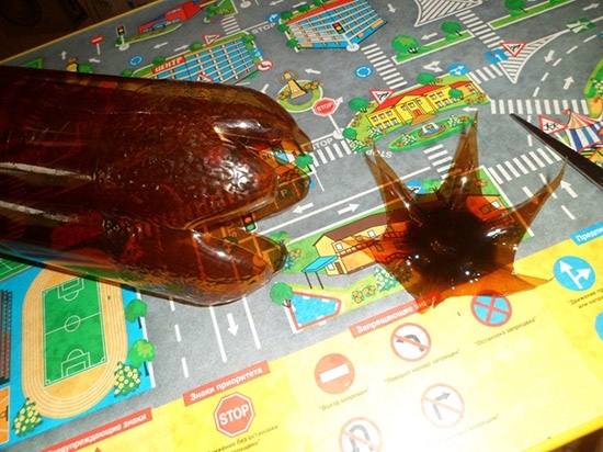 Пальма из пластиковых бутылок